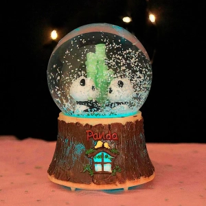 снежный шар с подсветкой