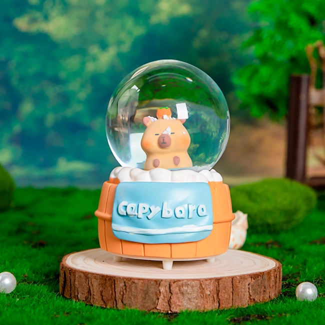 снежный шар капибара