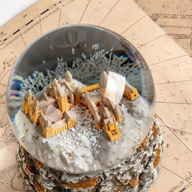 снежный шар с замком