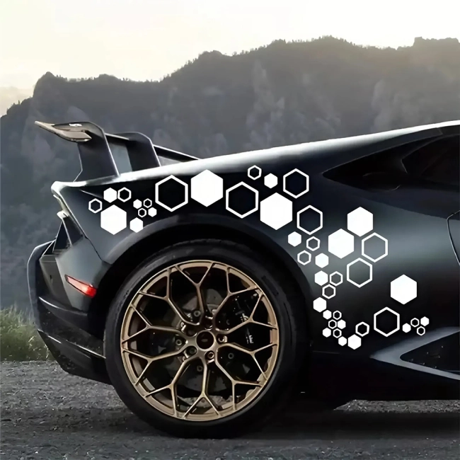 шестиугольники на машину