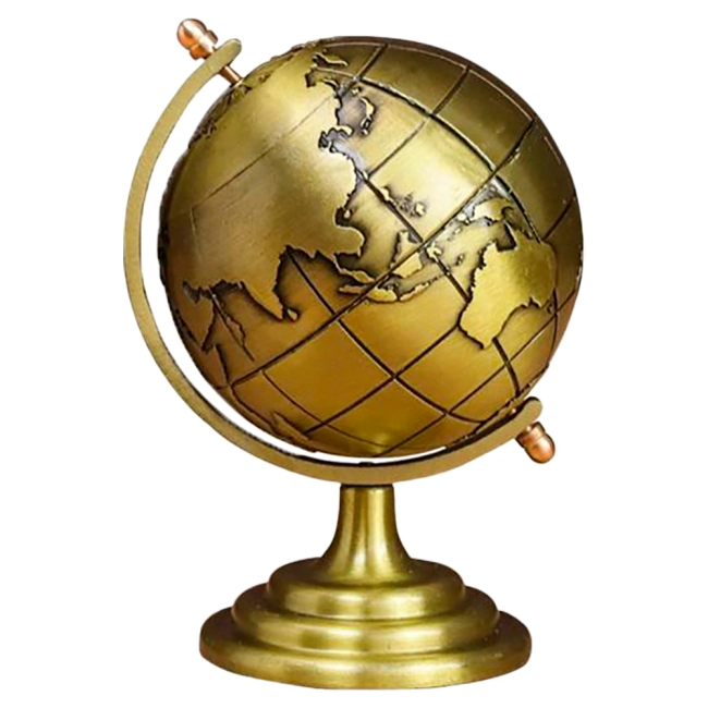 статуэтка с глобусом