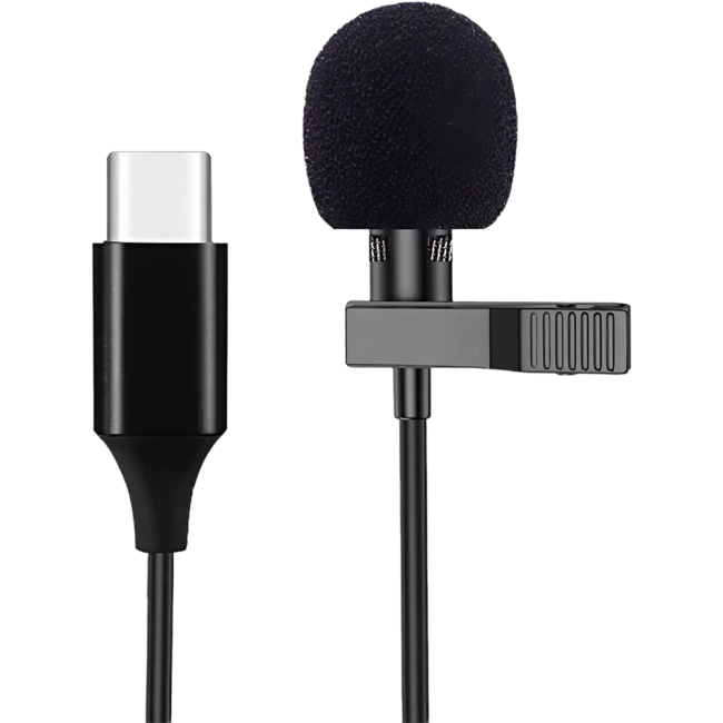 петличный микрофон с Type-C