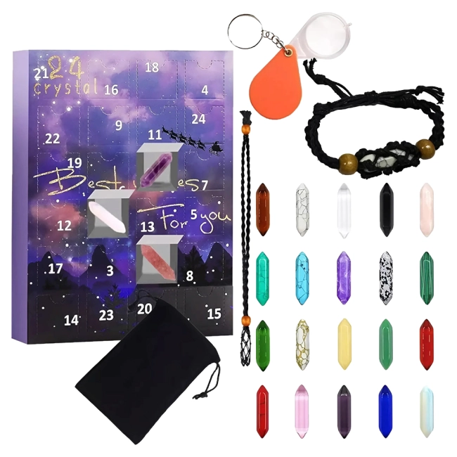 адвент календарь с камнями