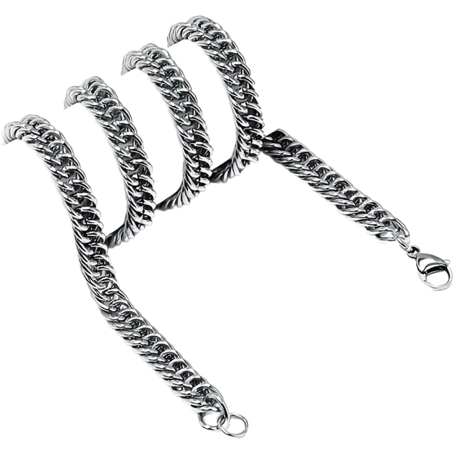 мужская цепочка с плетением