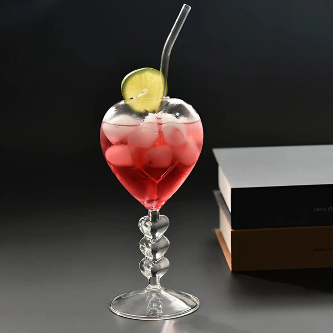 бокал сердечко