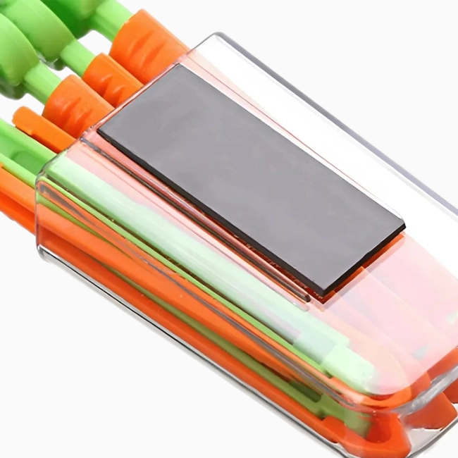 зажимы в форме морковки