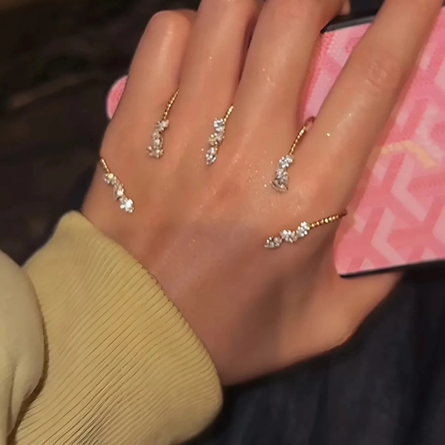 браслет на кисть и пальцы