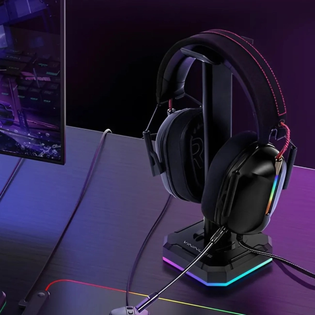 RGB підставка для навушників