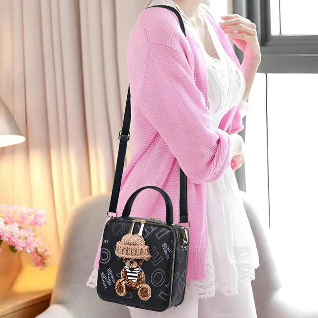 кроссбоди сумка с мишкой