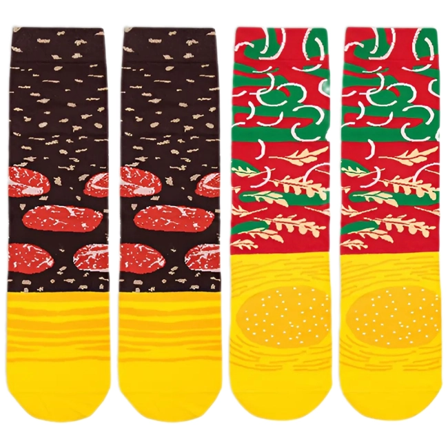 носки бургеры