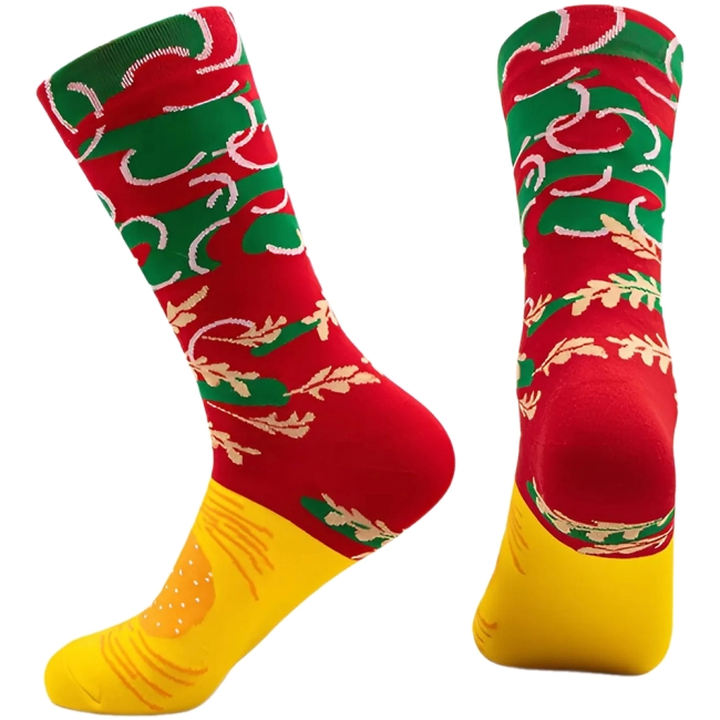 носки-гамбургеры