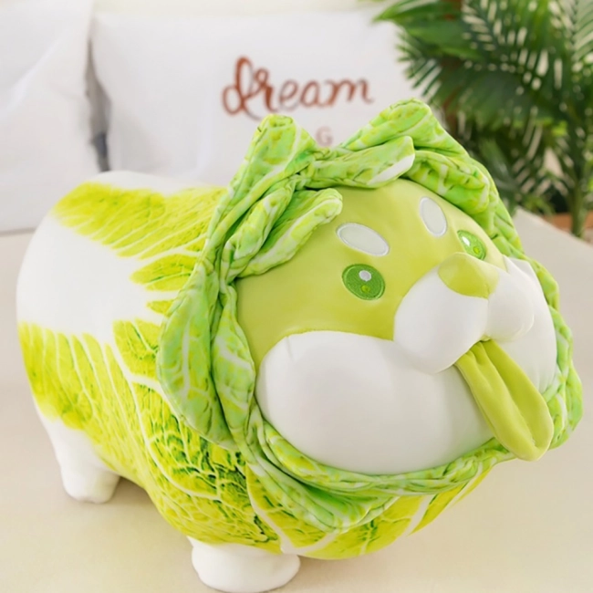 плюшевая собака-капуста