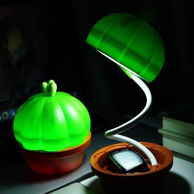 настільна лампа кактус