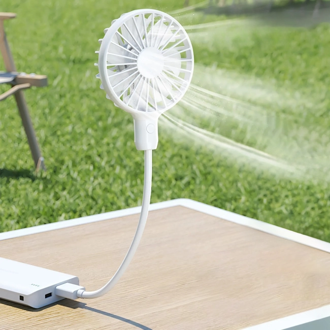 портативный гибкий вентилятор