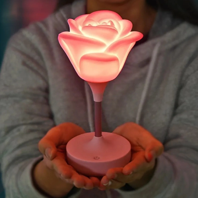 ночник в виде розы