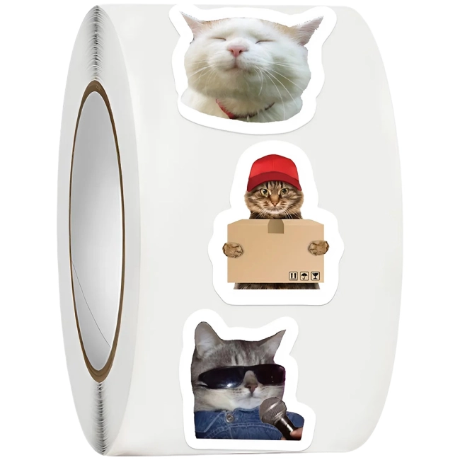 стикеры с котиками