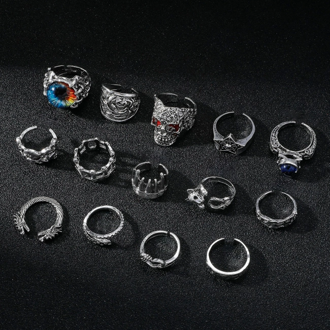 набор открытых колец