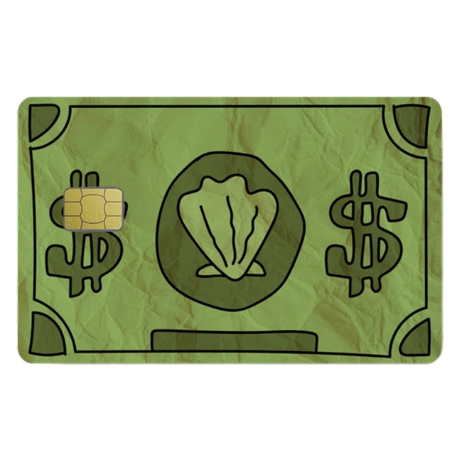 стікер на кредитну картку