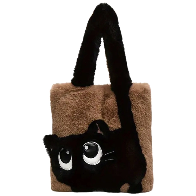 сумка шоппер кот