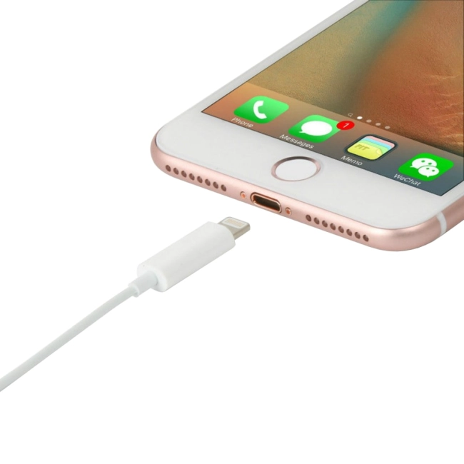 перехідник lightning mini jack