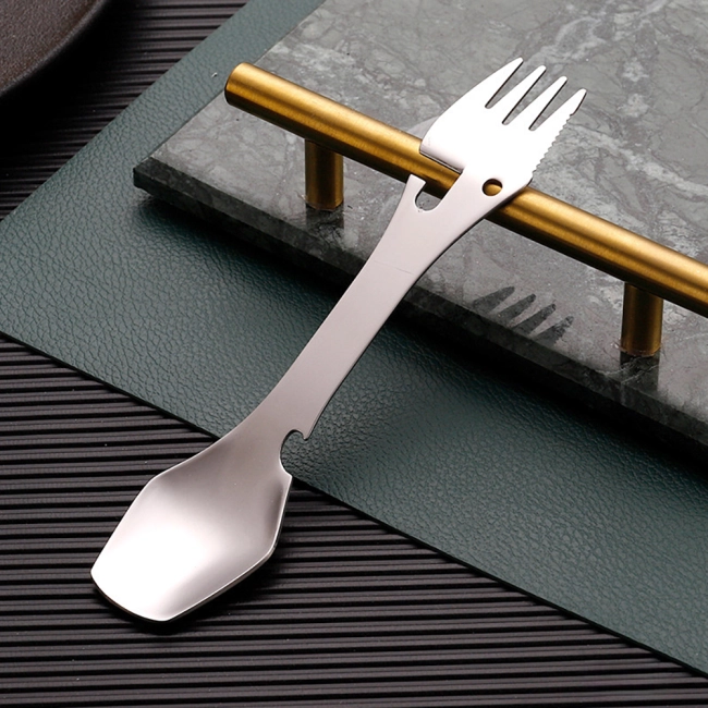 походный мультитул ложка-вилка