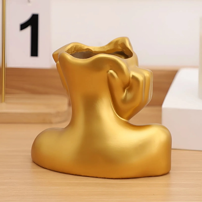 кашпо обличчя дівчини