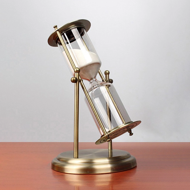 пісочний годинник із двох посудин