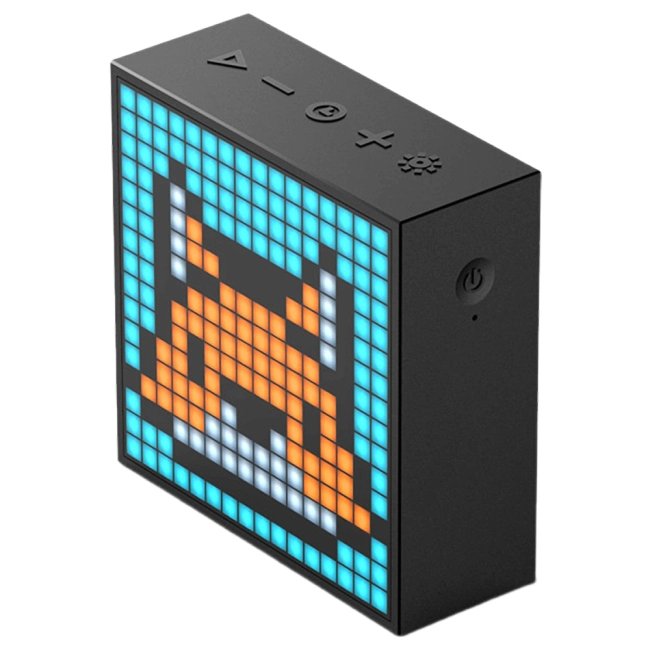 колонка с пиксельным дисплеем