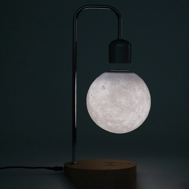 левітуючий світильник у формі місяця