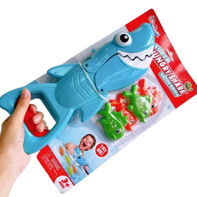 іграшка акула з рибками для ванни