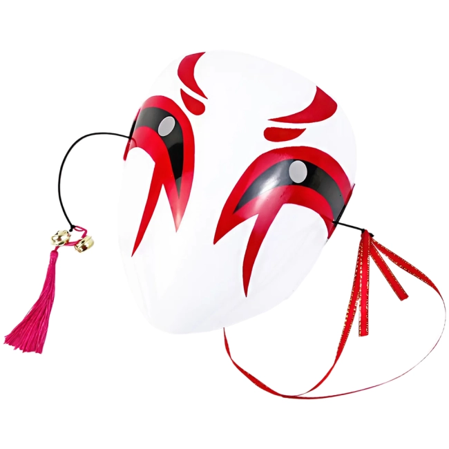 маска з китицями