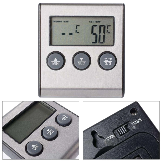 харчовий градусник з виносним щупом