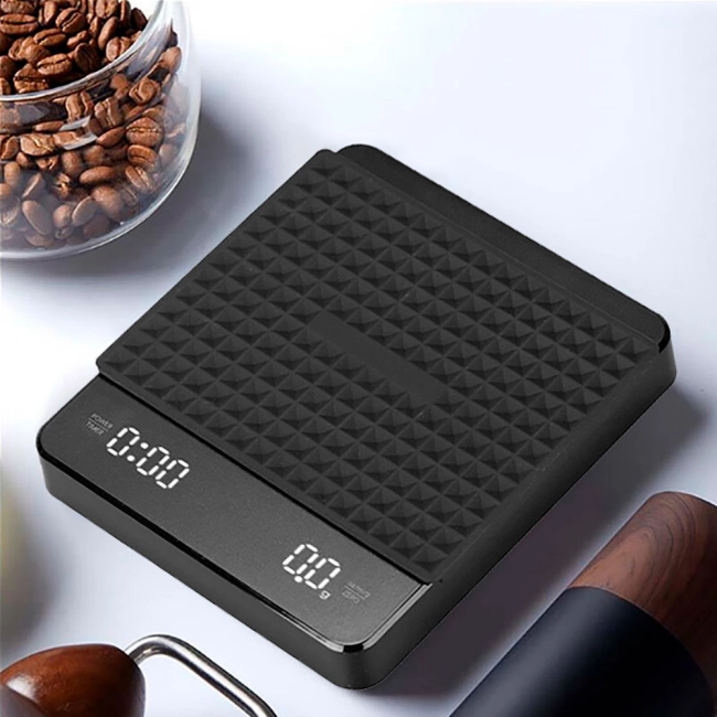 терези з таймером для кави