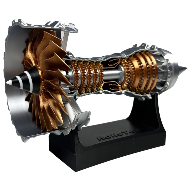 сборная модель реактивного двигателя