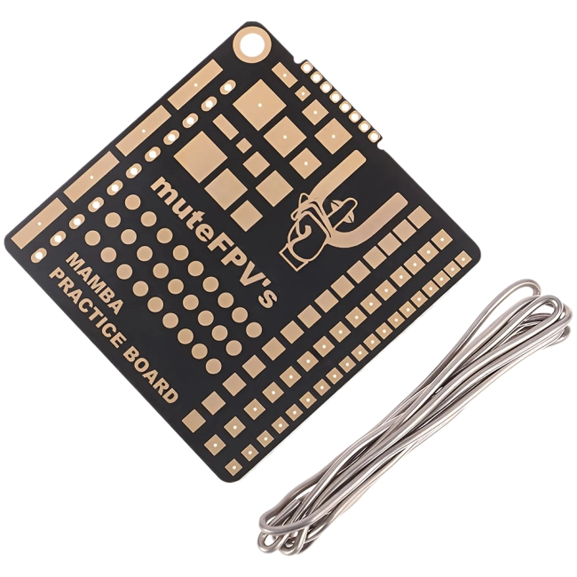 плата для тренировки навыков пайки