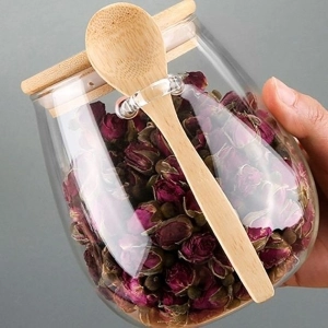 Банка для зберігання сипучих продуктів з ложкою банка для зберігання сипучих продуктів