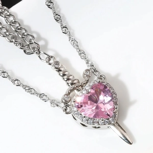 Парный кулон сердце и меч парный кулон сердце и меч