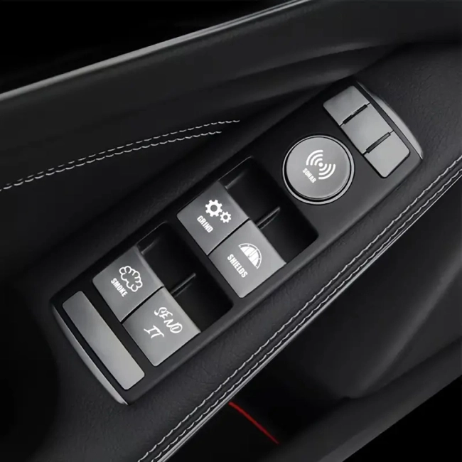 наклейки в салон авто