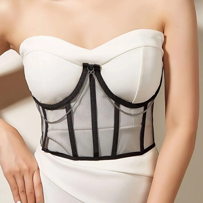 женский корсет на шнуровке