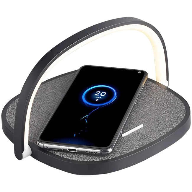 настільна бездротова зарядка з нічником