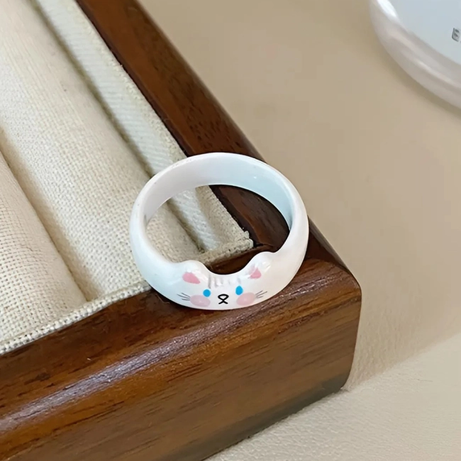 кольцо в виде котика