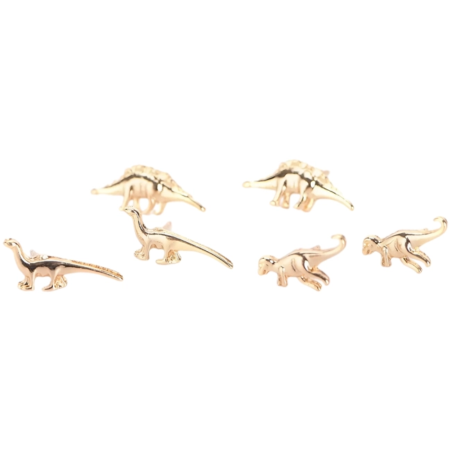 сережки динозавры