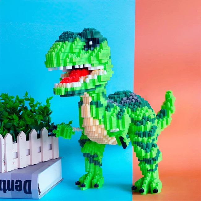 іграшка-конструктор динозавр