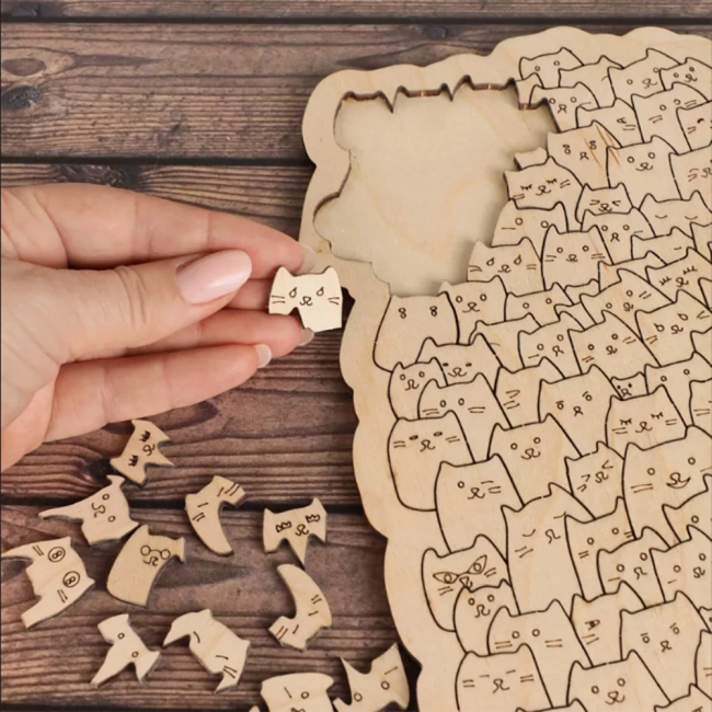 головоломка збери котів