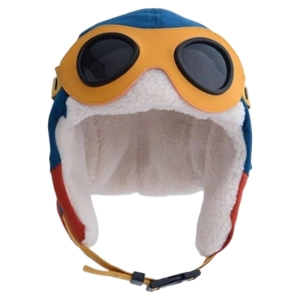 шапка летчика с очками