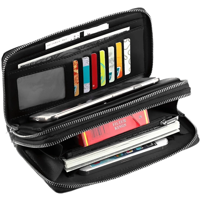 мужской кошелек с отделениями для карт