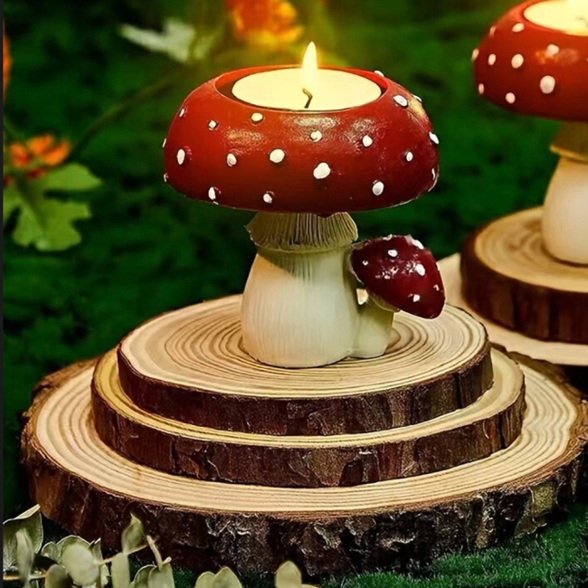 свічник у вигляді гриба