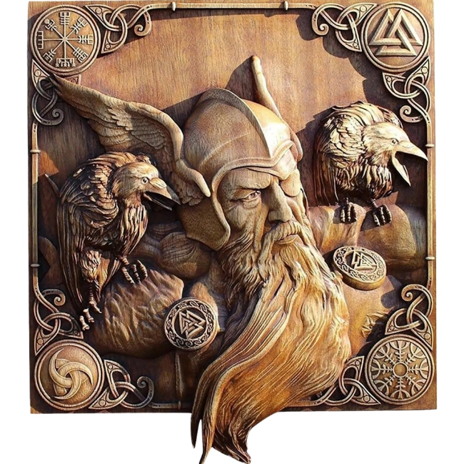 картина на стену бог Один