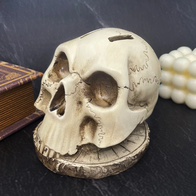 подставка для ножей в виде черепа