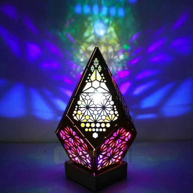 многоцветная лампа